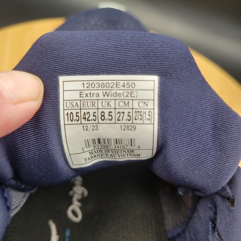 Brooks Ghost 15 Navy Blue Running Shoes Womens 10.5 Extra Wide 2E 1203802E450 - Picture 3 of 10